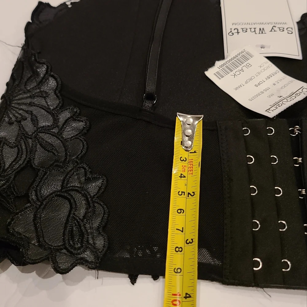 Nwt "Say what" junior Bralette Sz.L black - Picture 12 of 15
